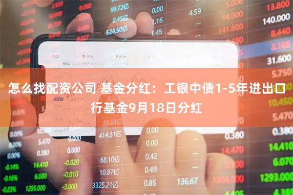 怎么找配资公司 基金分红：工银中债1-5年进出口行基金9月18日分红