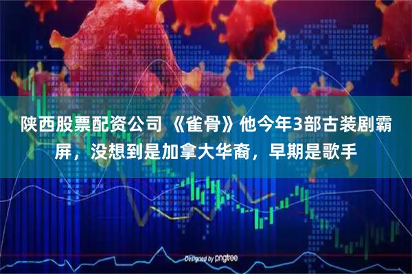 陕西股票配资公司 《雀骨》他今年3部古装剧霸屏，没想到是加拿大华裔，早期是歌手
